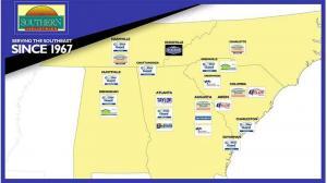 Map of Southern Industries Locations